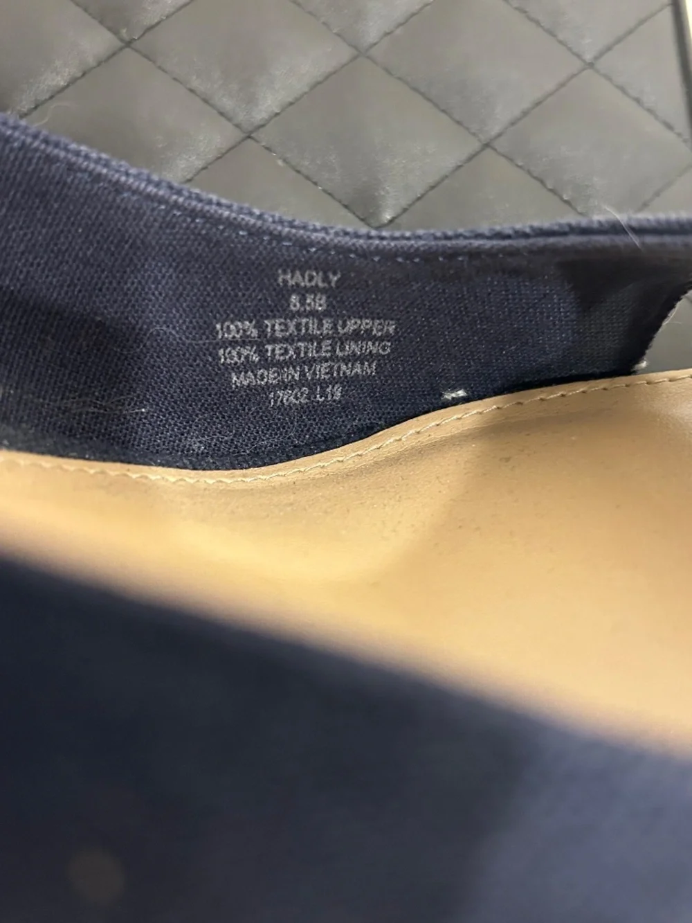 Ralph Lauren Hadly Navy Canvas Espadrilles Women's US size 8.5B